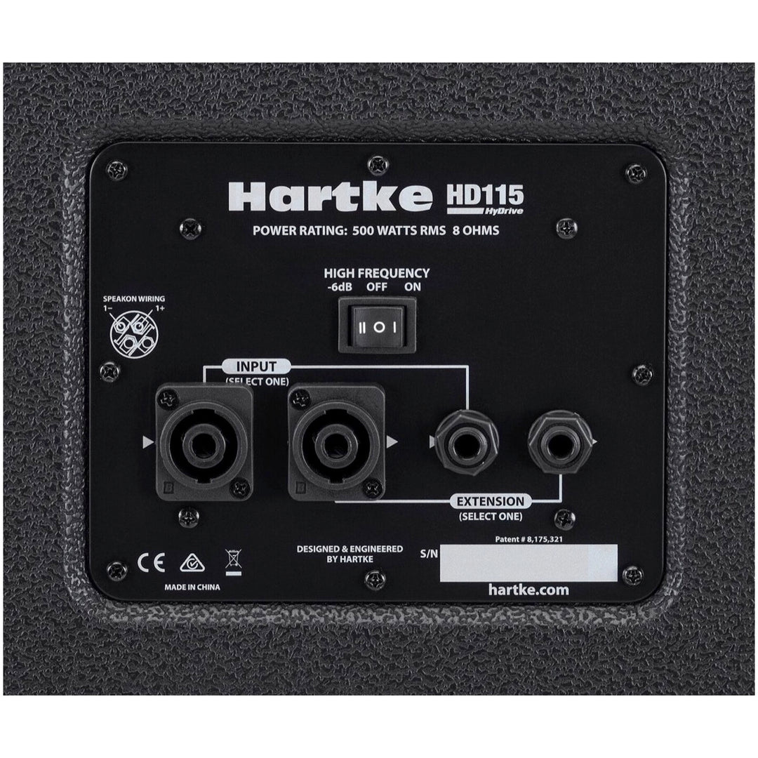 Hartke HD115 HyDrive HD Guitar Speaker Cabinet (1x15 Inch, 500 Watts)