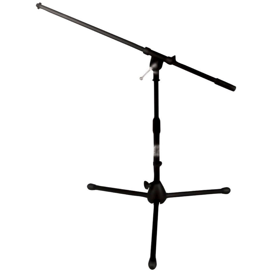 On-Stage MS7411B Short Tripod Boom Microphone Stand, Black