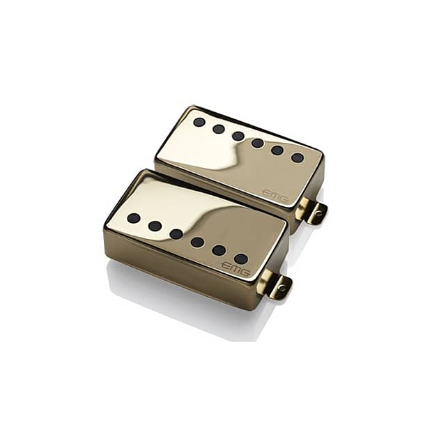 EMG 5766 Electric Guitar Pickup Set, Gold