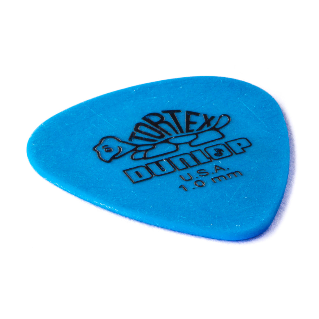 Dunlop Tortex Standard Picks (12-Pack), Blue, 1.0mm