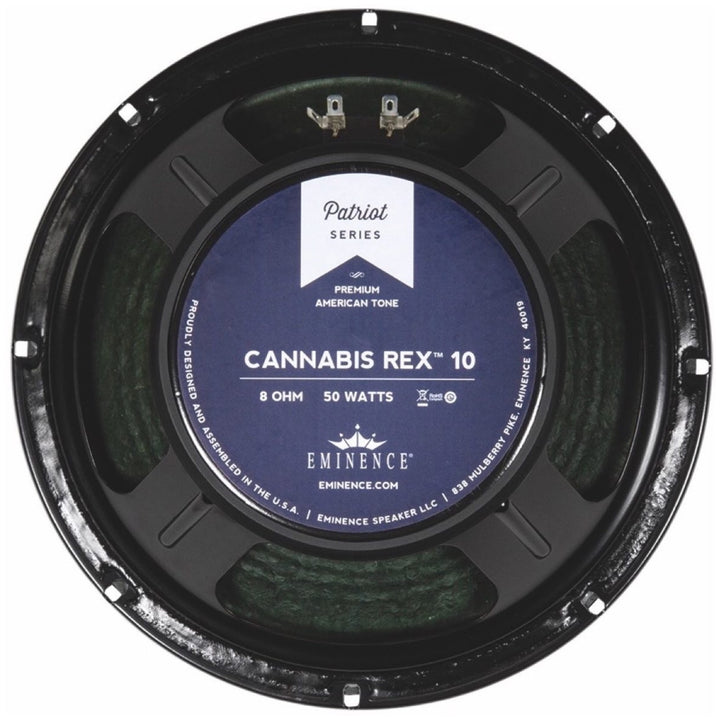 Eminence Cannabis Rex 10 Guitar Speaker (50 Watts, 10 Inch), 8 Ohms