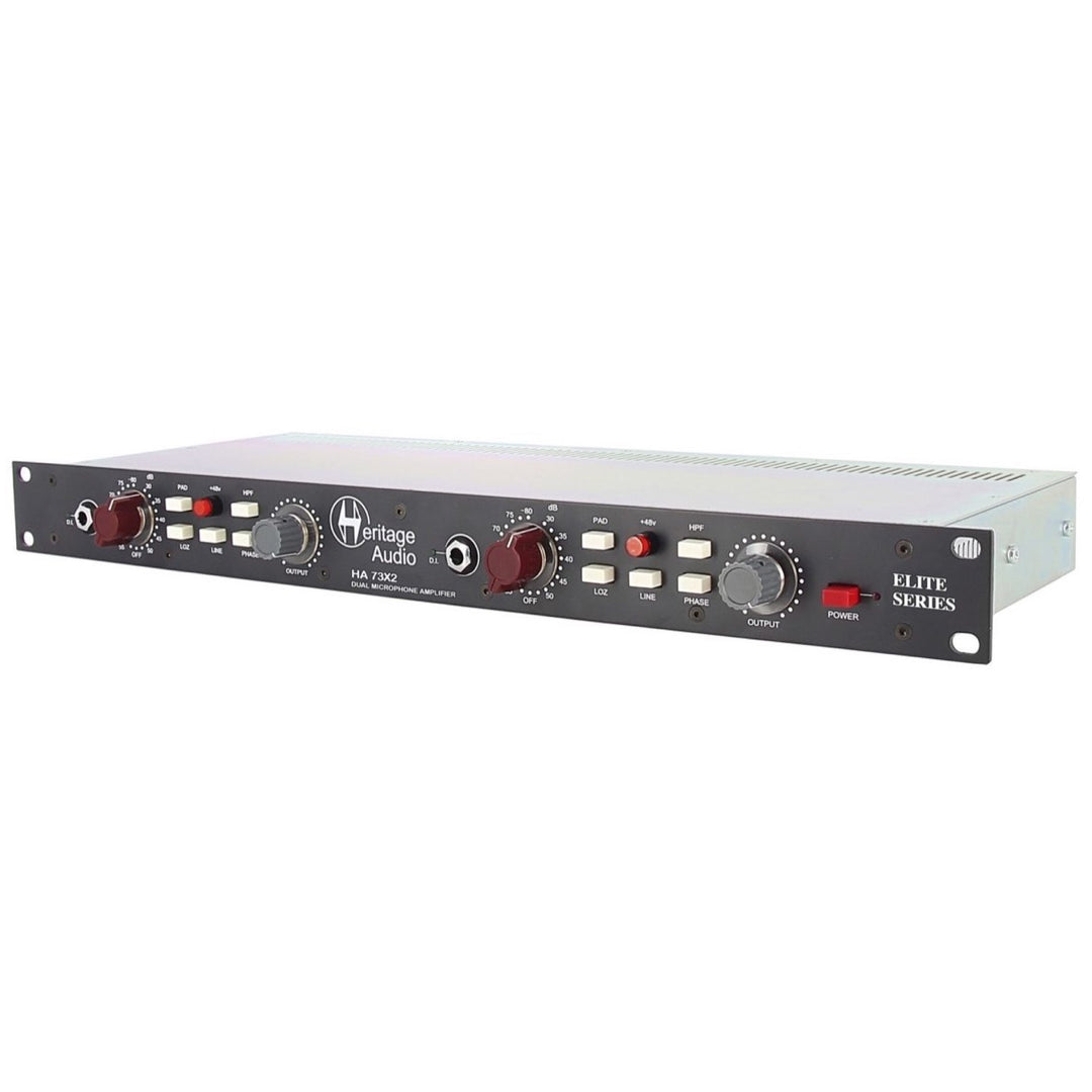 Heritage Audio HA-73X2 Elite Series Dual Microphone Preamplifier