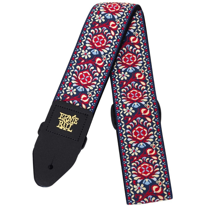 Ernie Ball Jacquard Guitar Strap, Royal Bloom