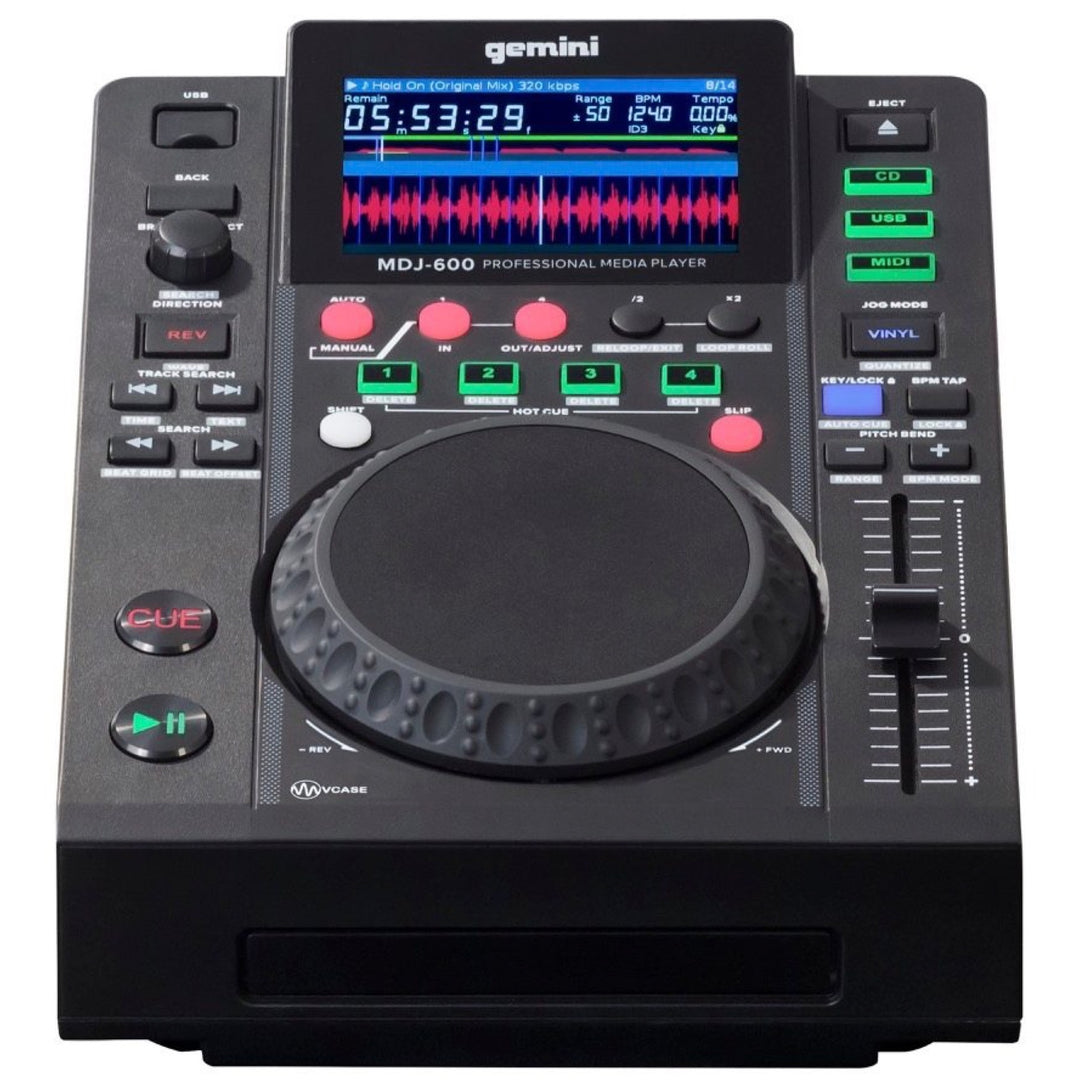 Gemini MDJ-600 CD USB Media Player and MIDI Controller