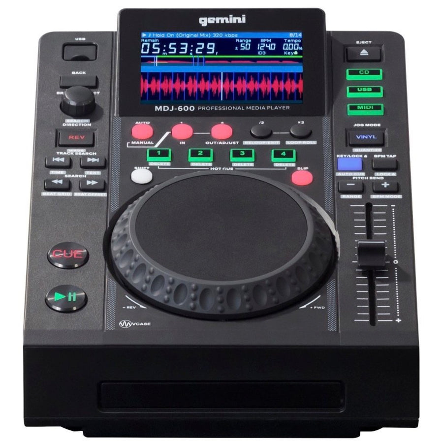 Gemini MDJ-600 CD USB Media Player and MIDI Controller