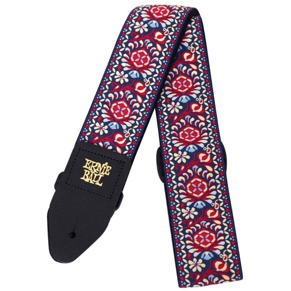 Ernie Ball Jacquard Guitar Strap, Royal Bloom