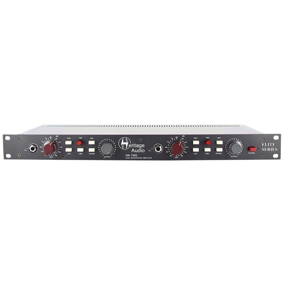 Heritage Audio HA-73X2 Elite Series Dual Microphone Preamplifier