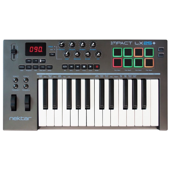 Nektar Impact LX25+ USB MIDI Keyboard Controller, 25-Key