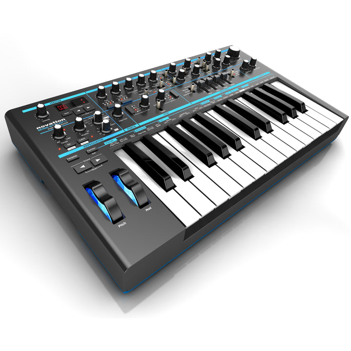 Novation Bass Station II Analog Synthesizer Keyboard, 25-Key