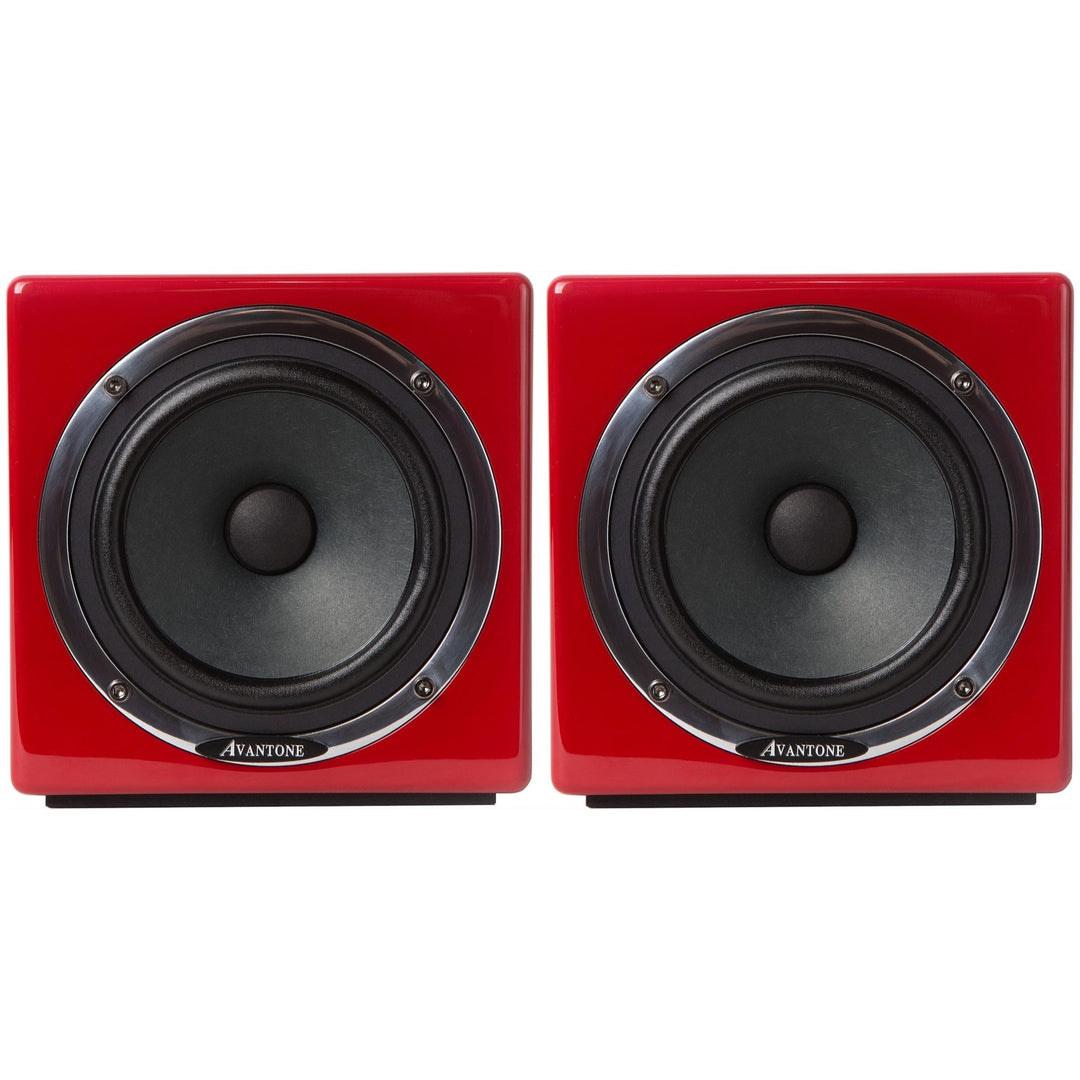 Avantone MixCubes Active Studio Monitor (60 Watts, 1x5.25 Inch), Red, Pair