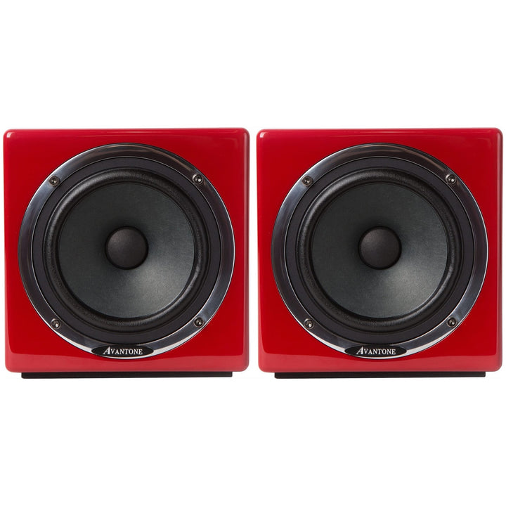 Avantone MixCubes Active Studio Monitor (60 Watts, 1x5.25 Inch), Red, Pair