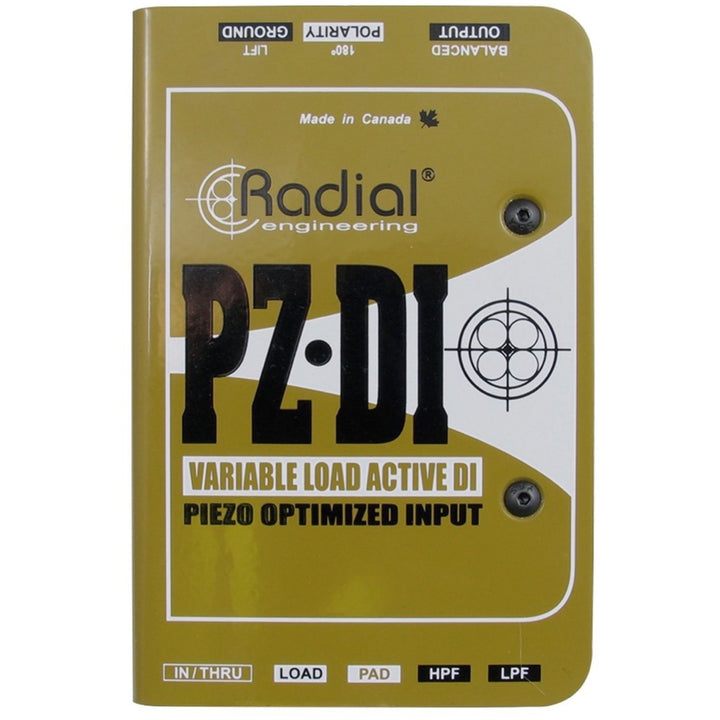 Radial PZDI Active DI Direct Box for Acoustic Instruments