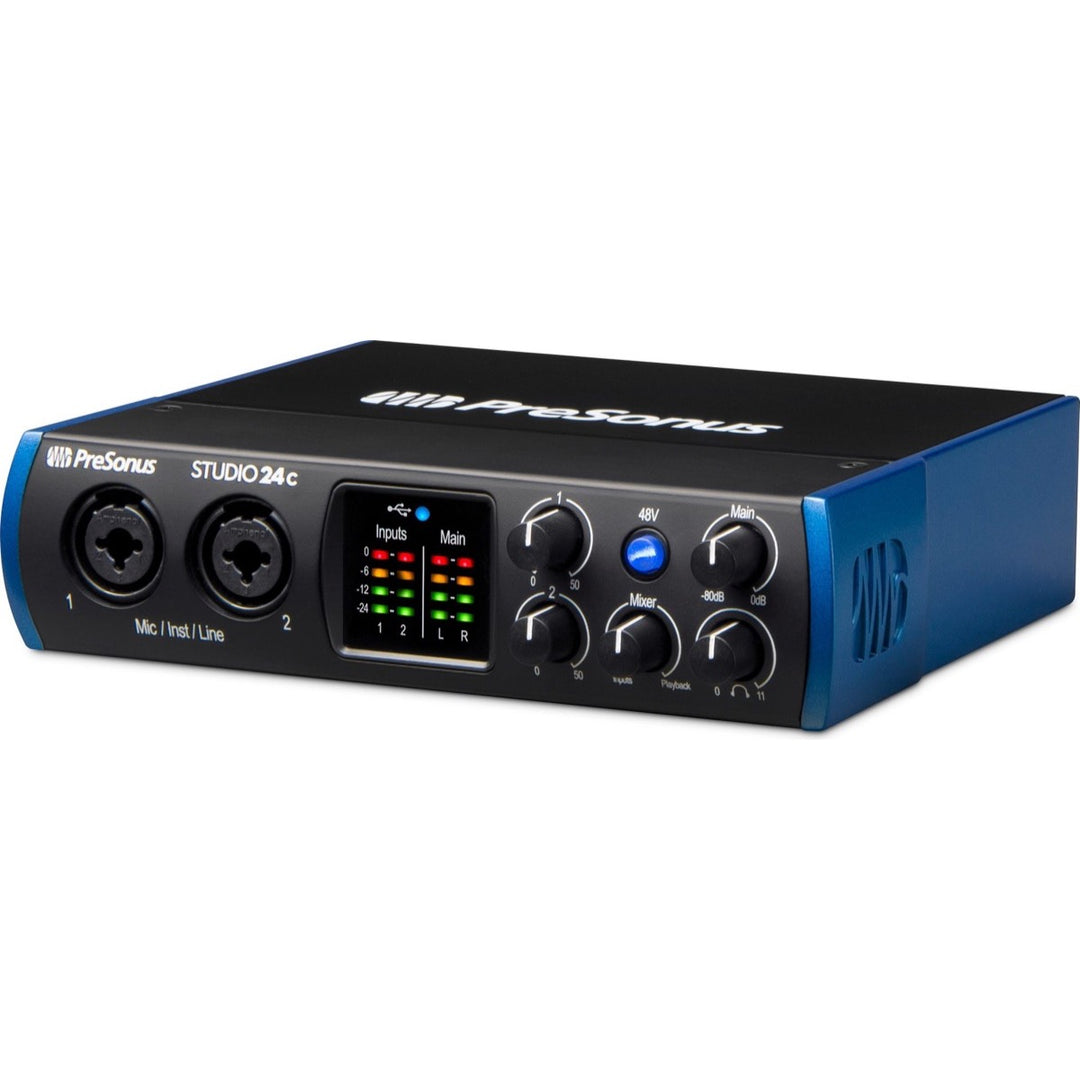 PreSonus Studio 24C USB-C Audio MIDI Interface