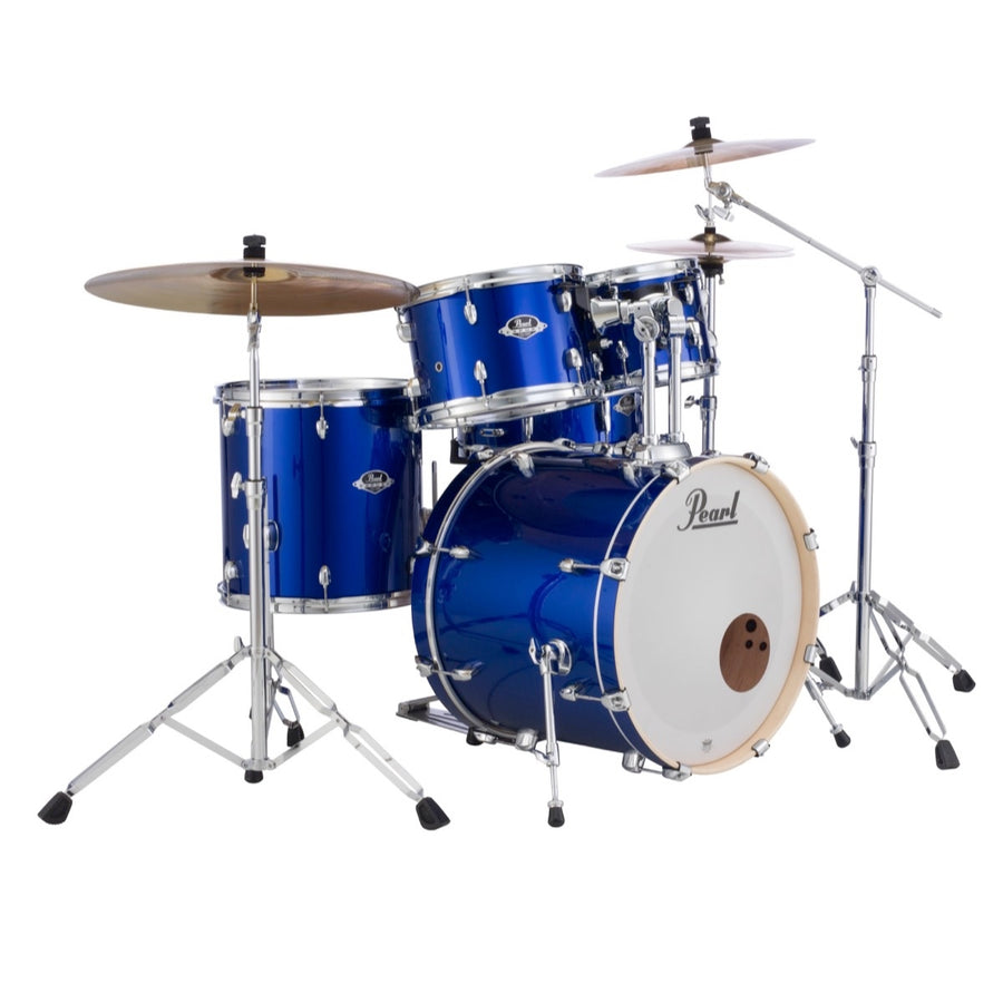 Pearl EX725SPC Export Drum Kit, 5-Piece, Voltage Blue