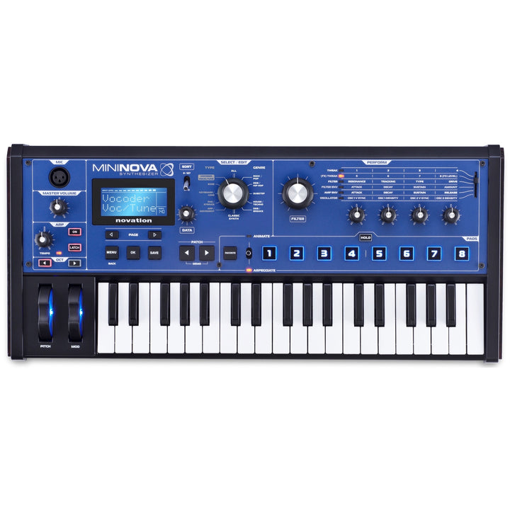 Novation MiniNova Compact Keyboard Synthesizer, 37-Key