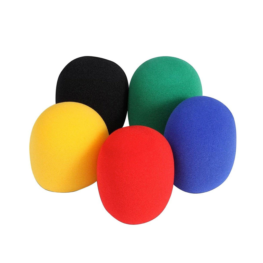 On-Stage ASWS58C5 5-Color Foam Windscreen Package