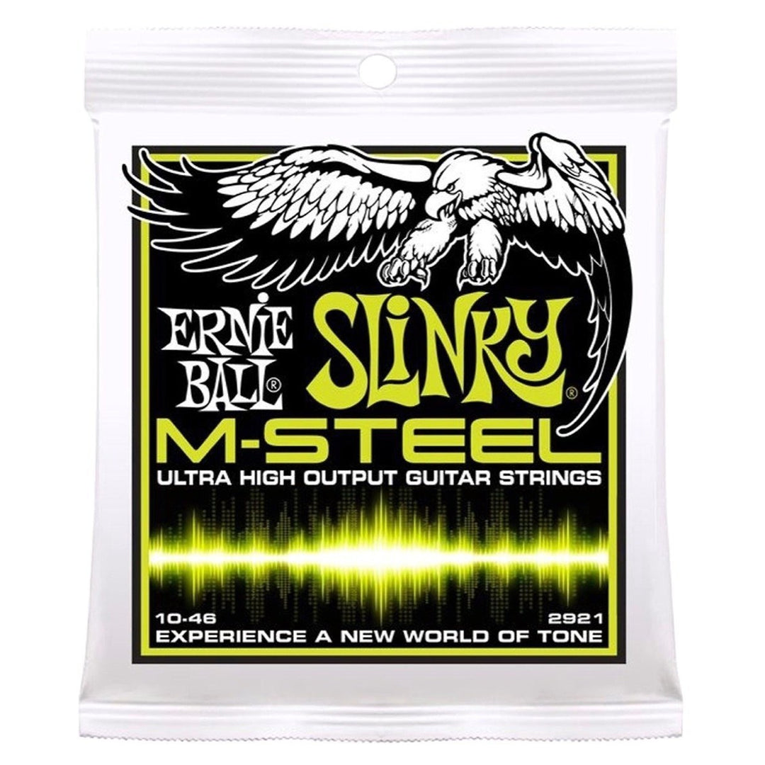 Ernie Ball Regular Slinky M-Steel Electric Guitar Strings, 2921, 17076