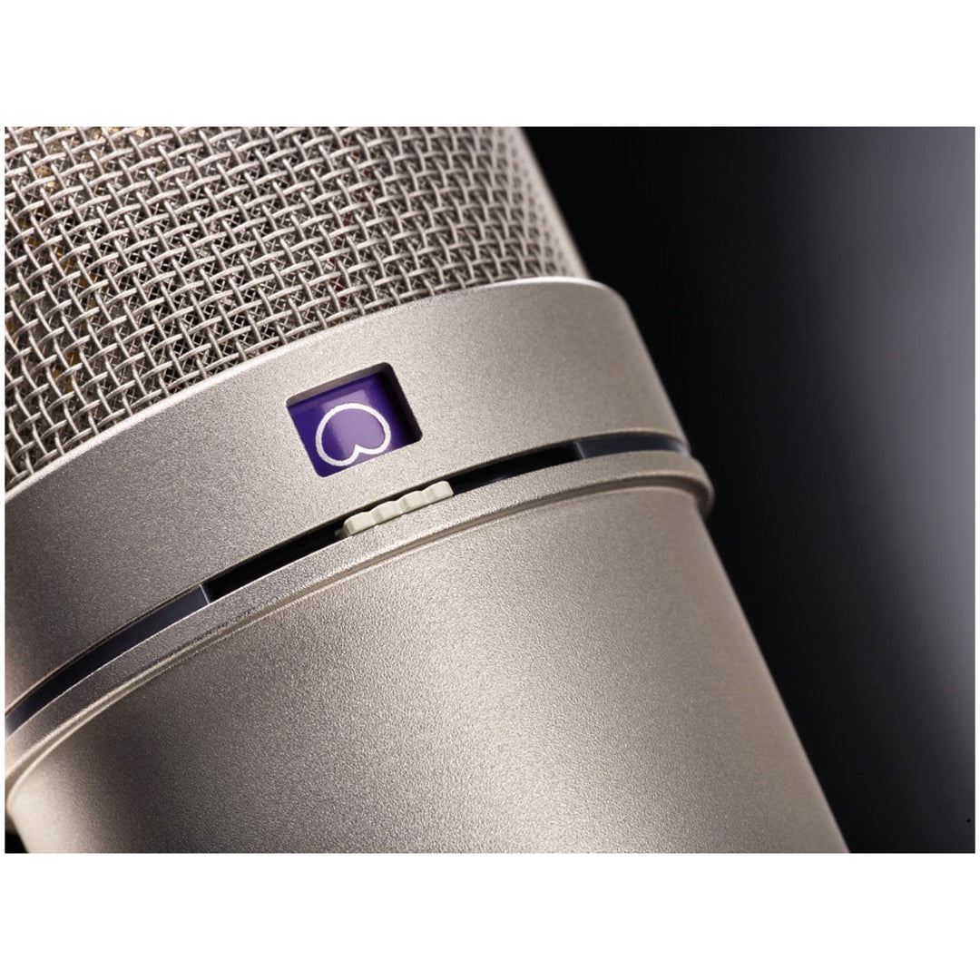 Neumann U 87 Ai Large-Diaphragm Condenser Microphone with Shock Mount, Case and Cable, Nickel