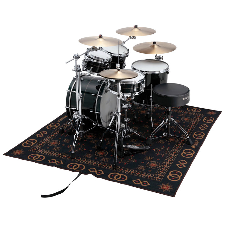 Tama Oriental Inspired Drum Rug (72 Inch x 80 Inch)