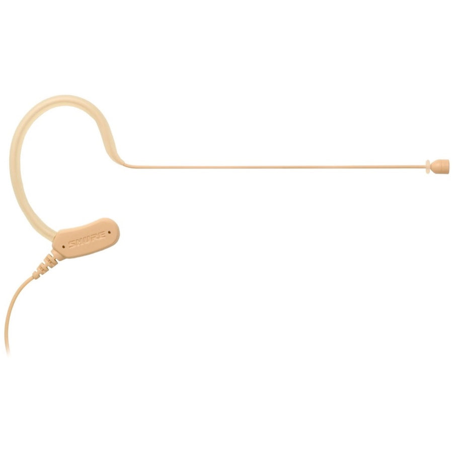 Shure MX153 Earset Headworn Condenser Microphone, Tan, MX153T/O-TQG, Omnidirectional, with TQG/TA4F Connection