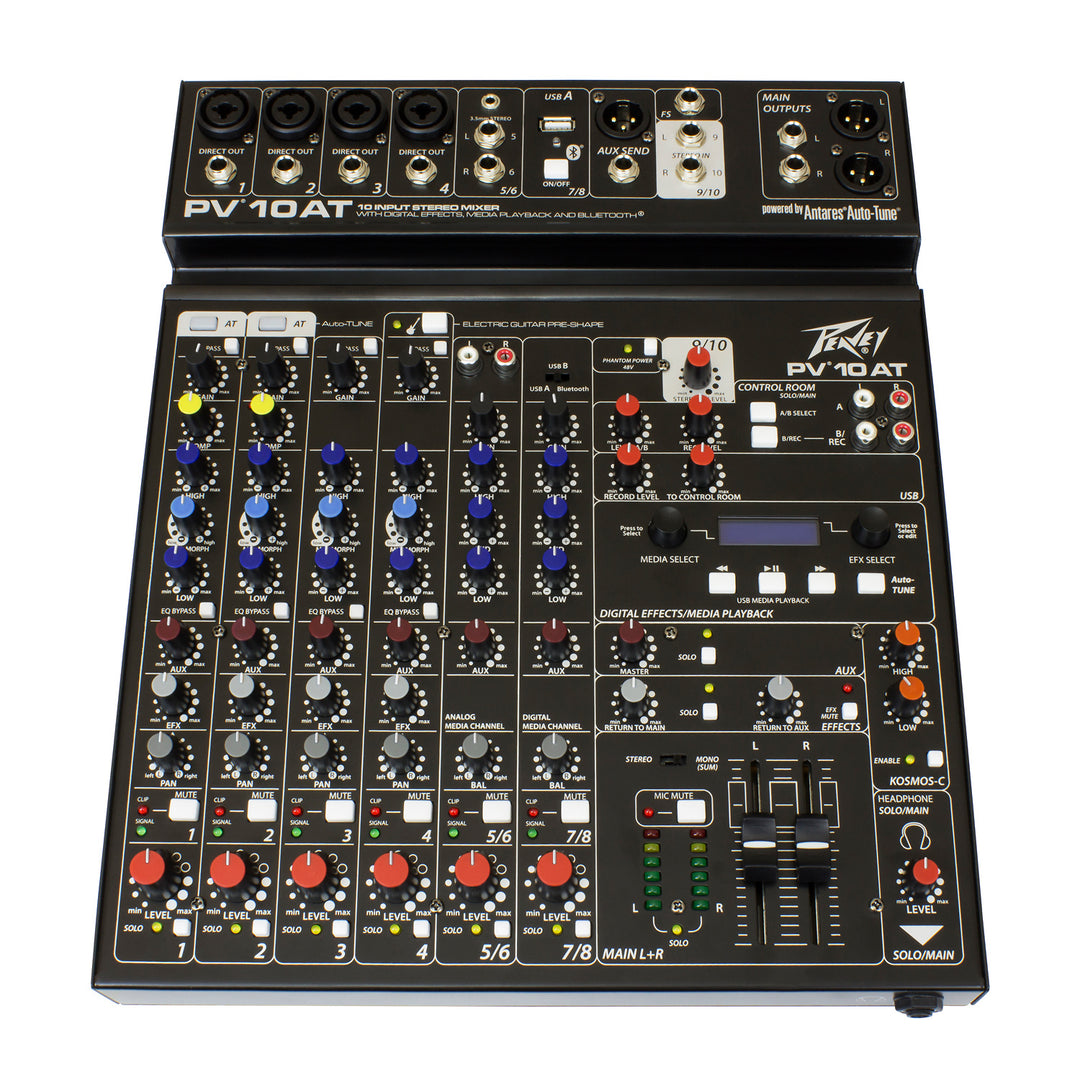 Peavey PV10-AT Auto-Tune Mixer, 8-Channel