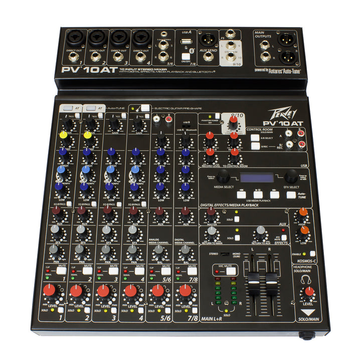 Peavey PV10-AT Auto-Tune Mixer, 8-Channel