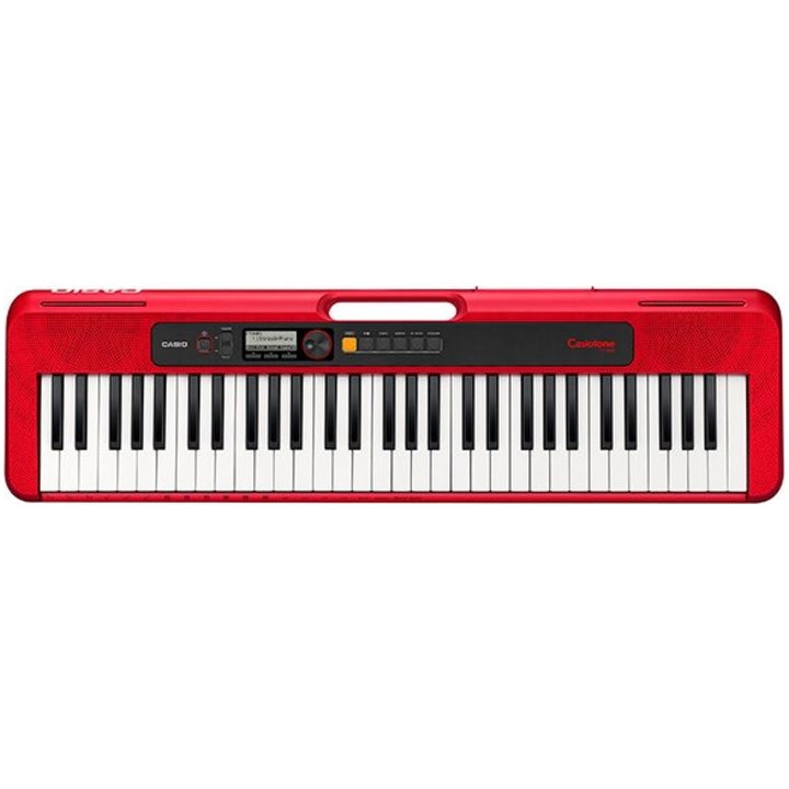 Casio CT-S200 Casiotone Portable Electronic Keyboard with USB, Red