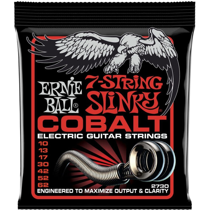 Ernie Ball Cobalt 7-String Skinny Top Heavy Bottom Electric Guitar Strings