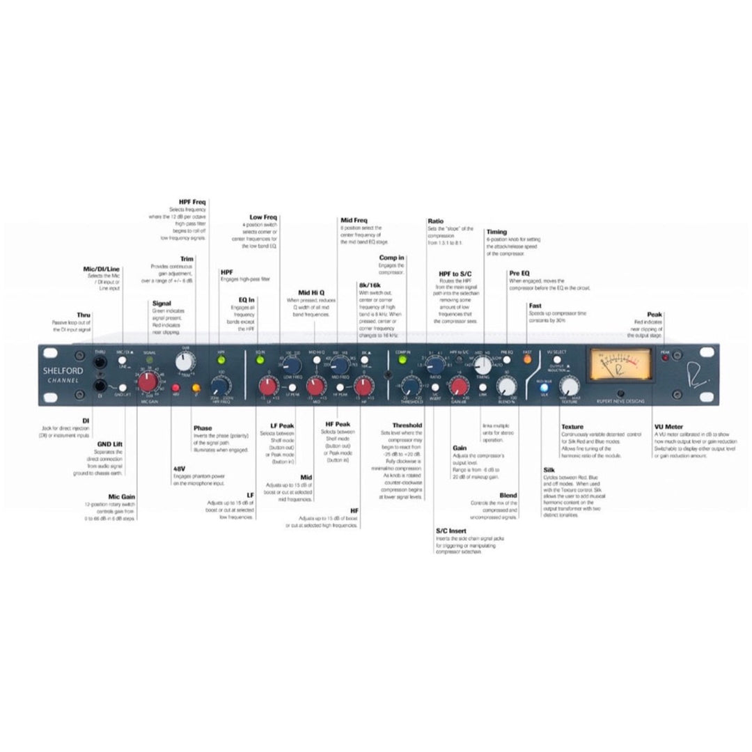 Rupert Neve Designs Shelford Channel Microphone Preamplifier and Equalizer