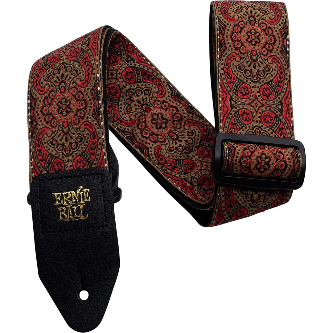 Ernie Ball Jacquard Guitar Strap, Crimson Paisley