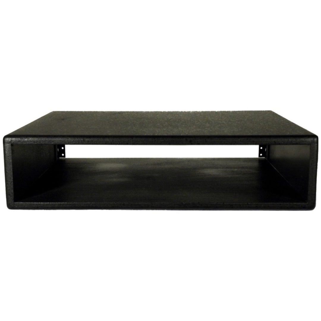 Grundorf Studio Series Short Rack Shell, Black, 2-Space