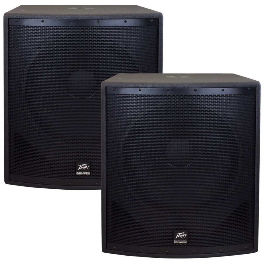 Peavey SP118 II Passive, Unpowered Subwoofer (1200 Watts, 1x18 Inch), Pair