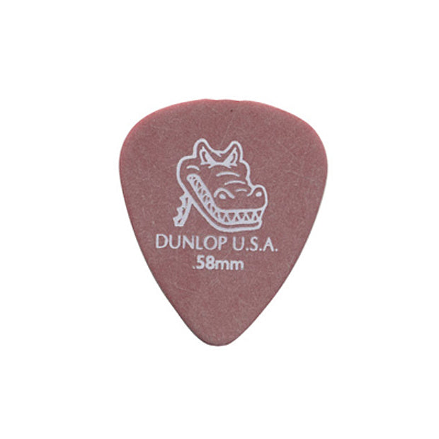 Dunlop Gator Grip Standard Picks (12-Pack), Red, .58mm