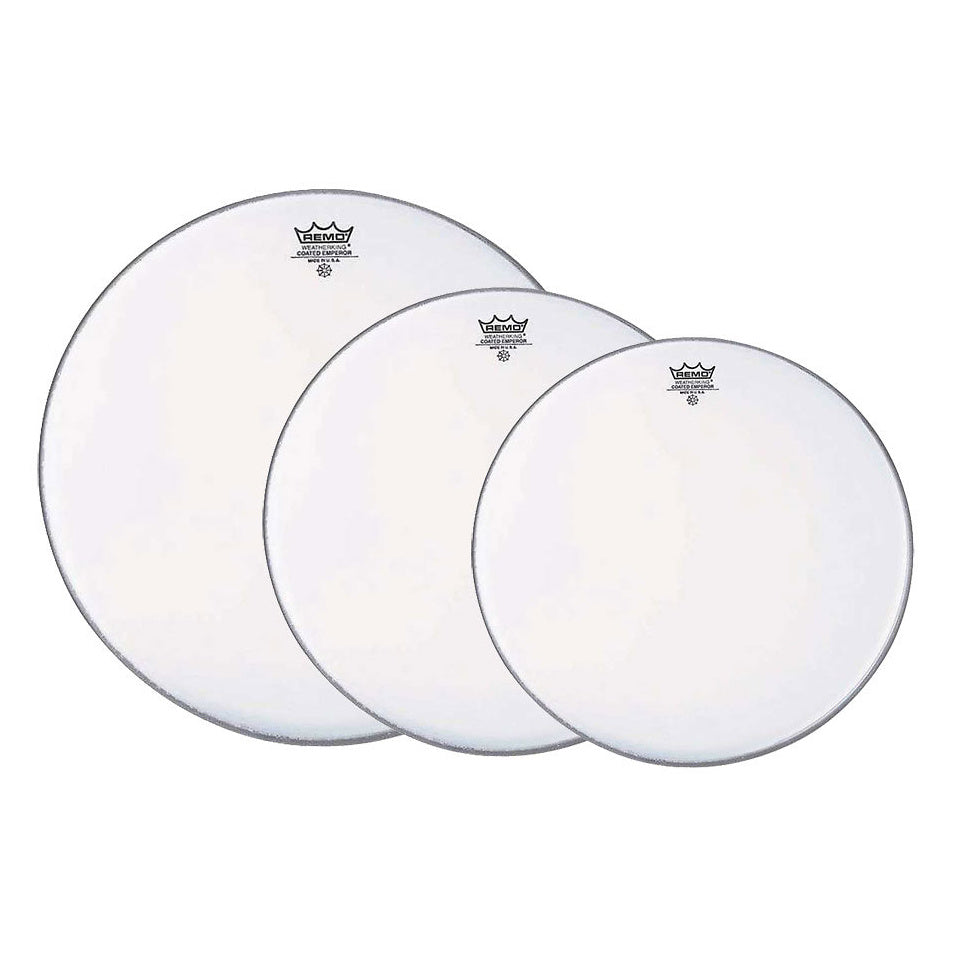 Remo Coated Emperor Tom Drumhead Pack, Pack 1, 12, 13, and 16 Inch