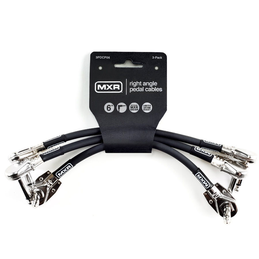 MXR Instrument Patch Cables, 3-Pack, 6 Inch