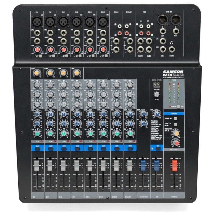 Samson MXP144FX MixPad USB Mixer, 12-Channel