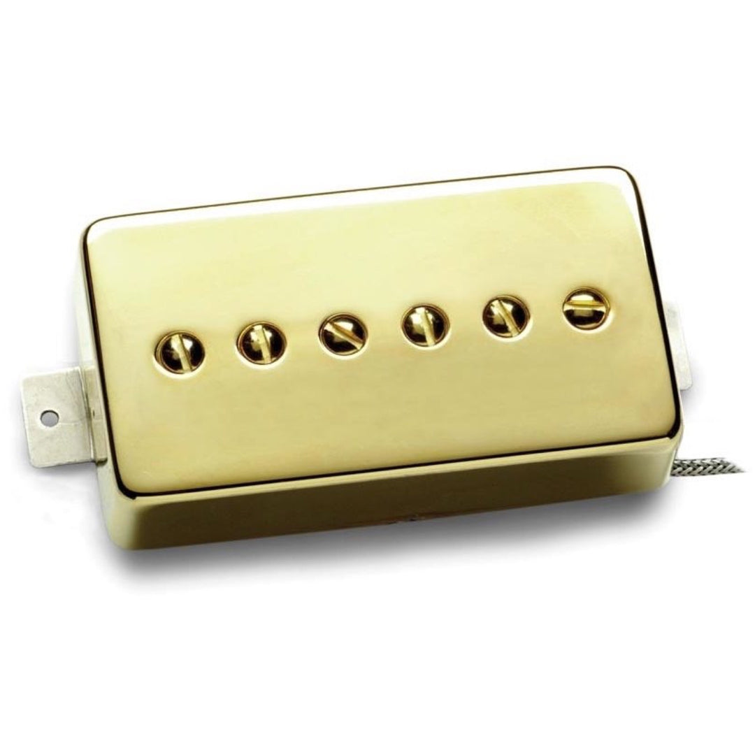 Seymour Duncan SPH90 Phat Cat P90 Single-Coil Pickup, Gold, Bridge