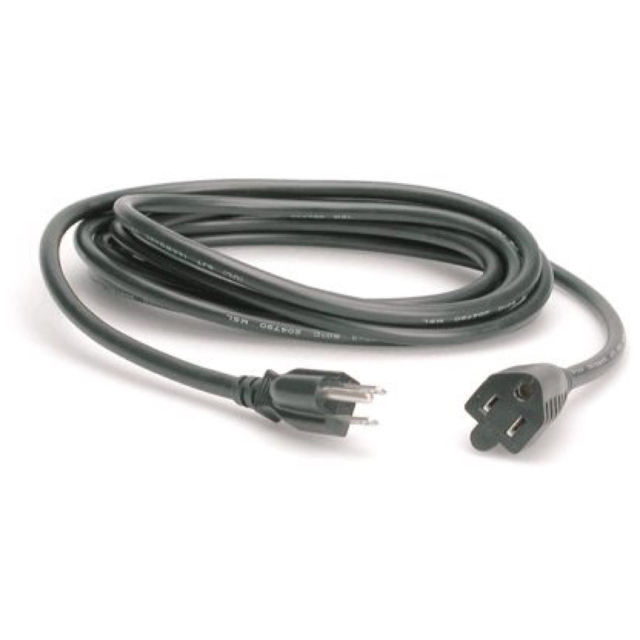 Hosa 14 AWG AC Power Extension Cord, Black, PWX415, 15 Foot