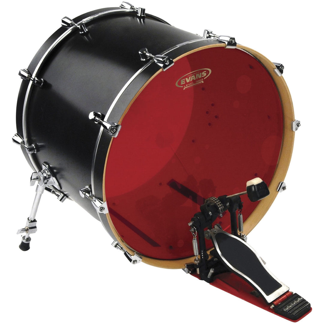 Evans Hydraulic Red Bass Drumhead, 22 Inch