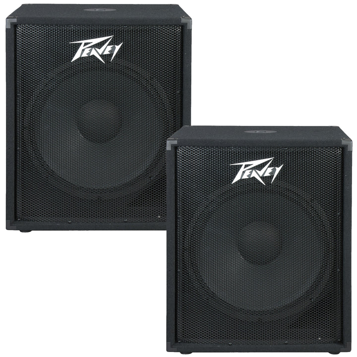 Peavey PV118 Passive, Unpowered Subwoofer (1x18 Inch), Pair