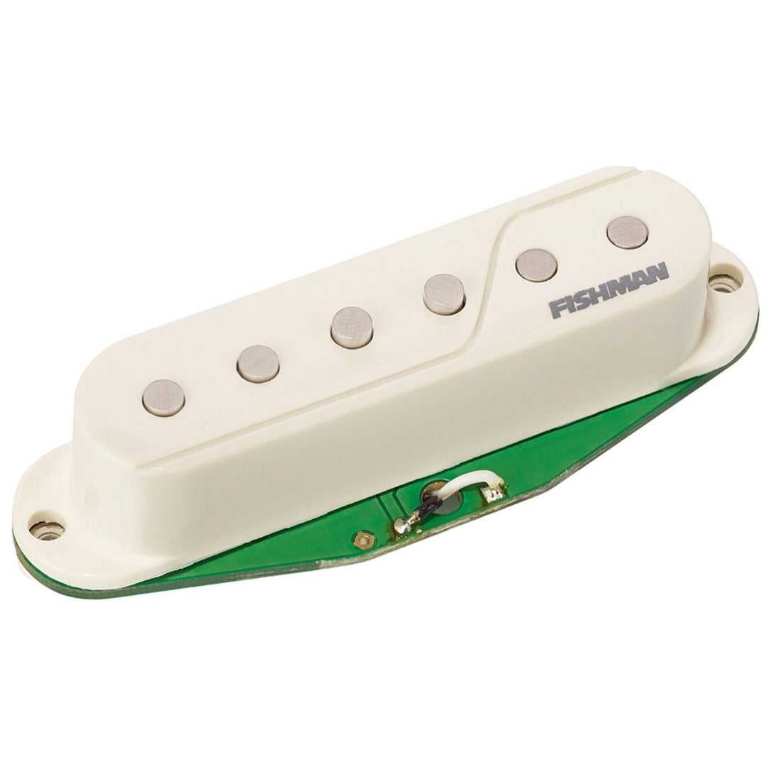 Fishman Fluence Single-Width Electric Guitar Pickup, White, Set