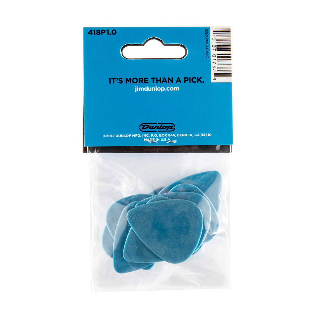 Dunlop Tortex Standard Picks (12-Pack), Blue, 1.0mm