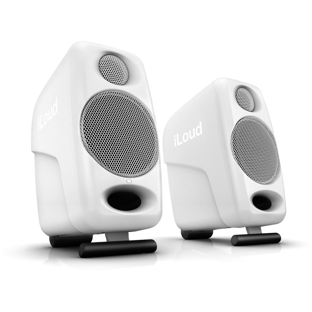 IK Multimedia iLoud Micro Monitors Pair with Bluetooth, White