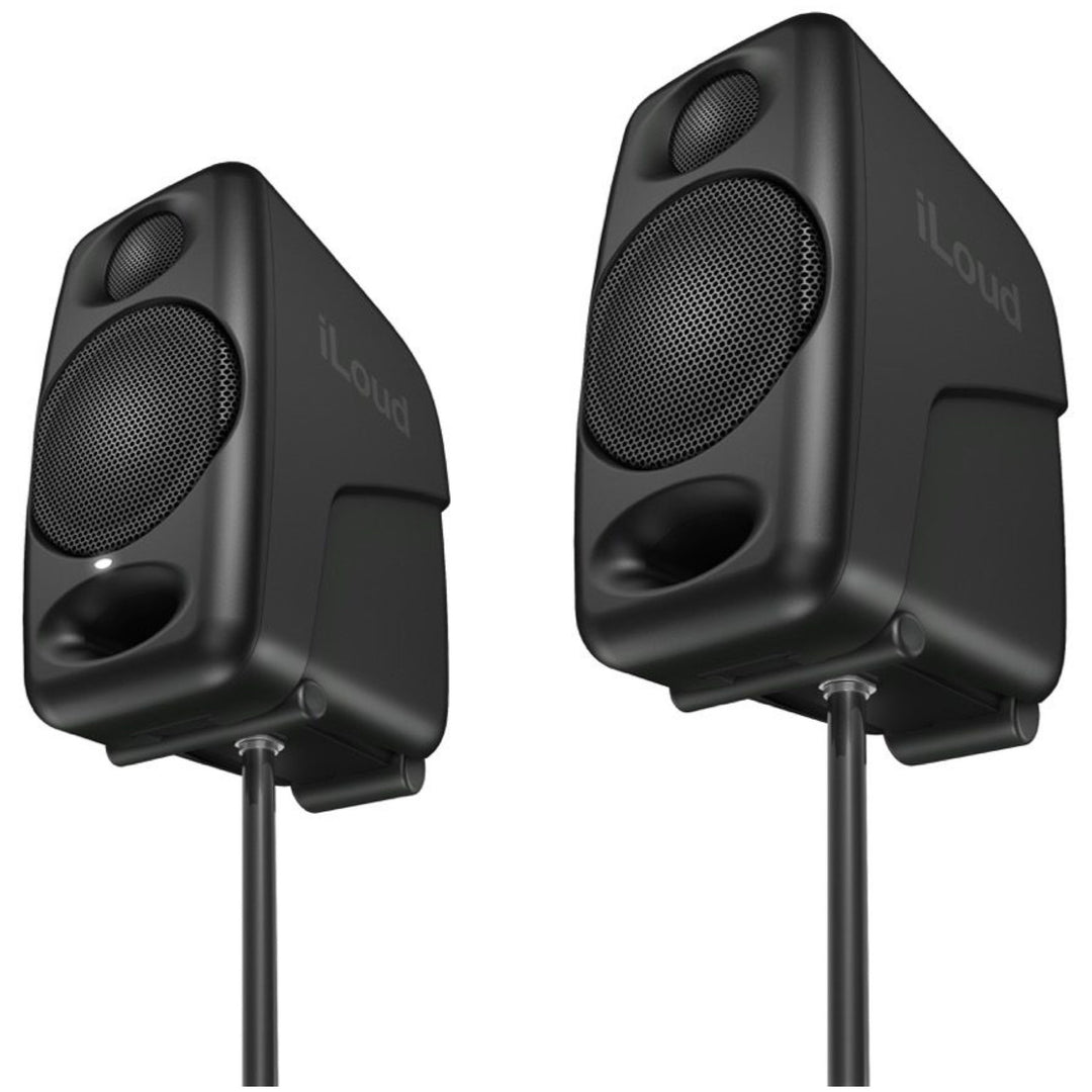 IK Multimedia iLoud Micro Monitors Pair with Bluetooth, Black